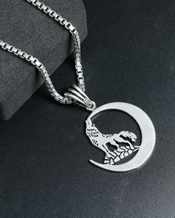 Midnight Fox Pendant