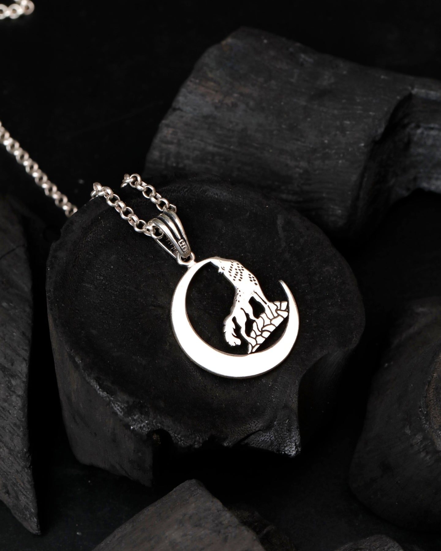 Midnight Fox Pendant