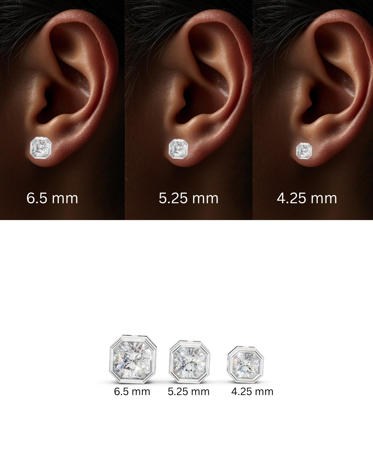 Octa Diamond Studs