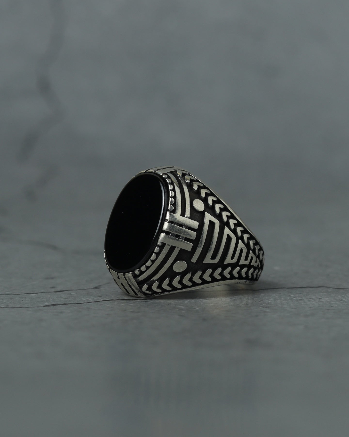 Black Onyx Statement Ring