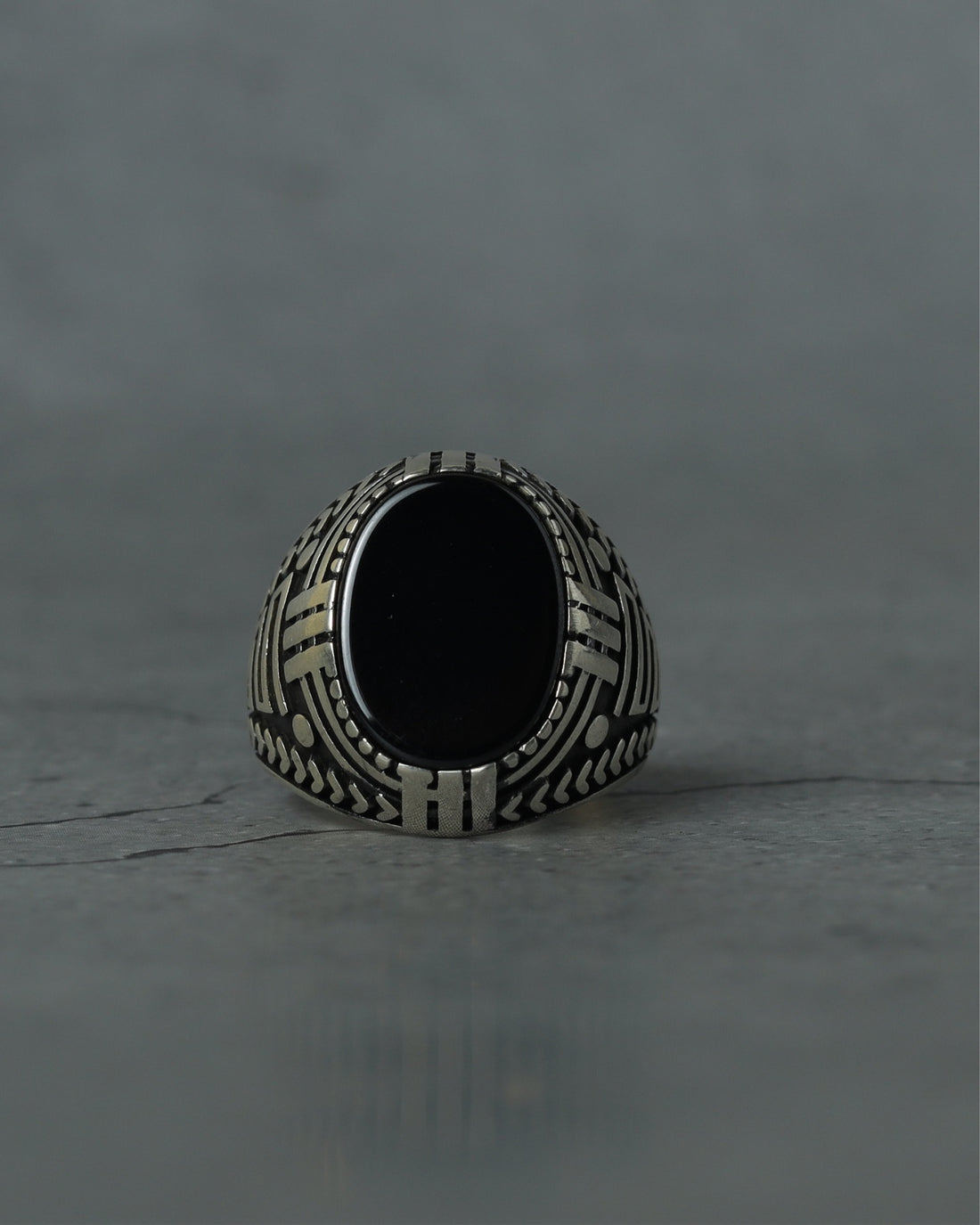 Black Onyx Statement Ring