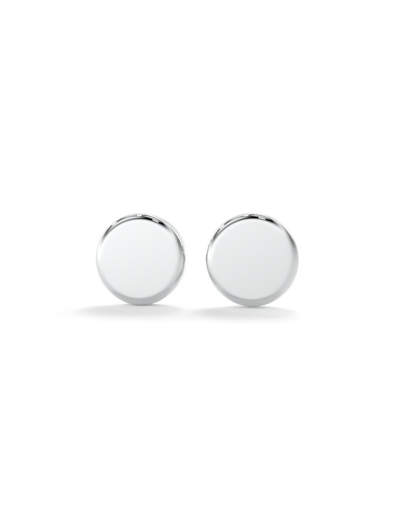Classic Plain Round Gloss studs