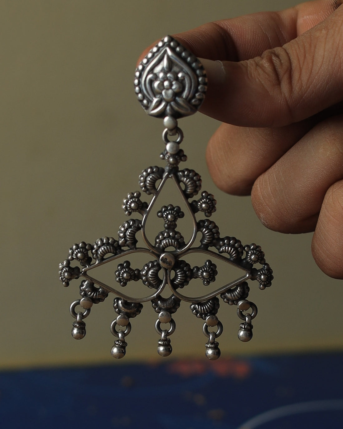 Drop Studded Earrings