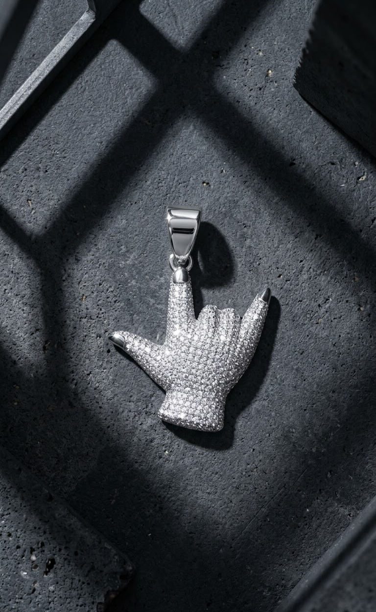 Iced Hip Hop Pendant