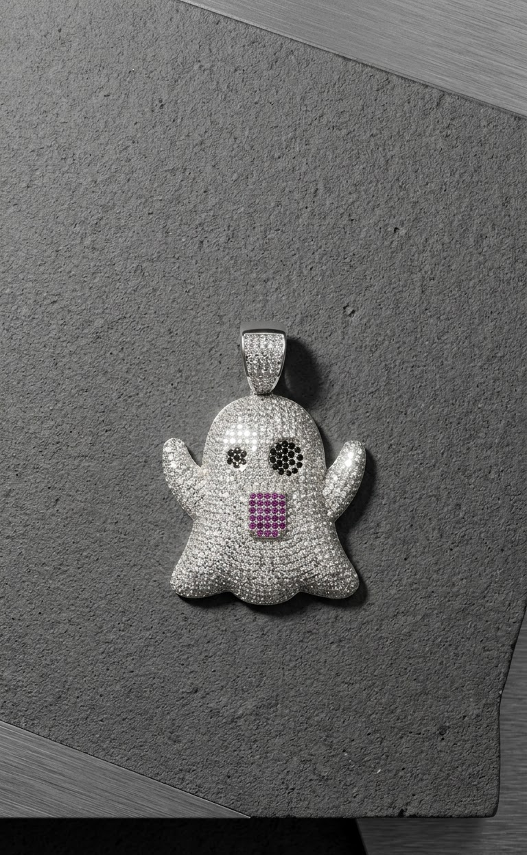Iced Happy Pendant