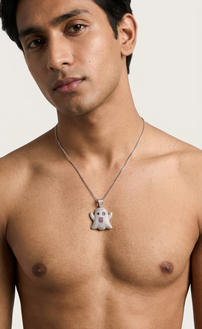 Iced Happy Pendant