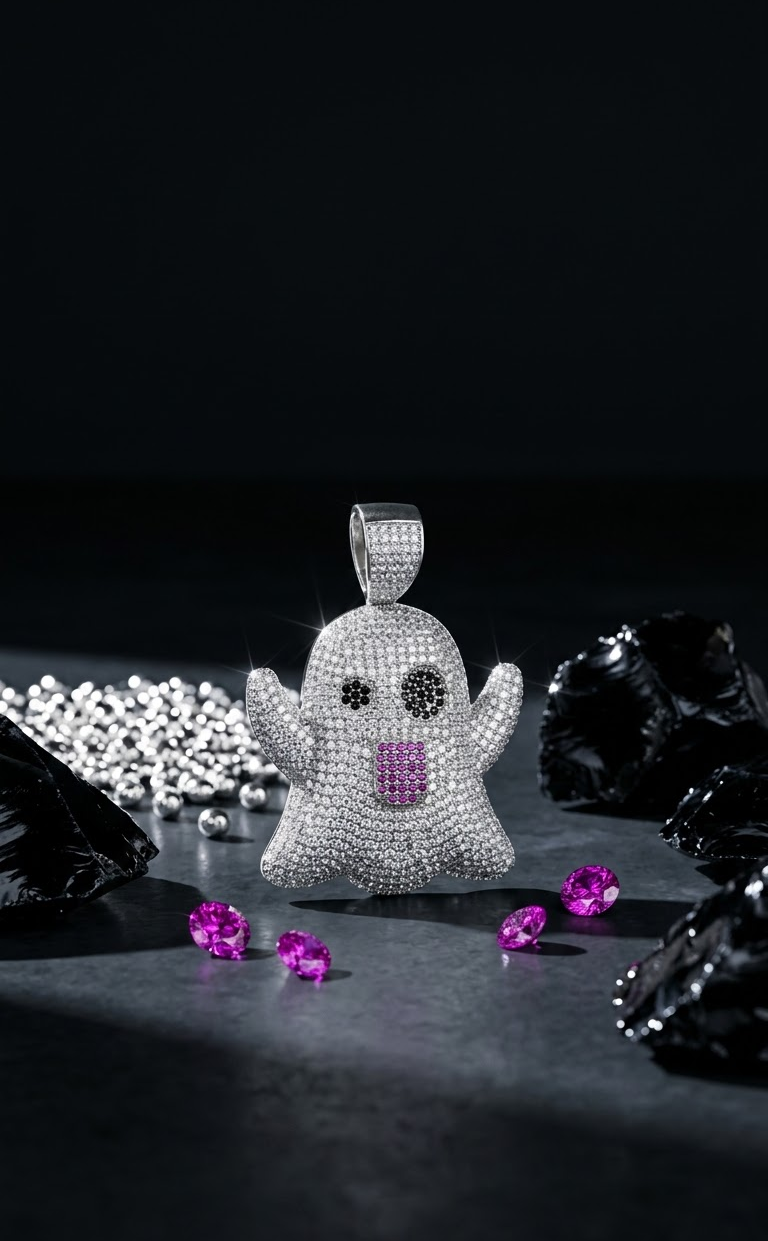 Iced Happy Pendant