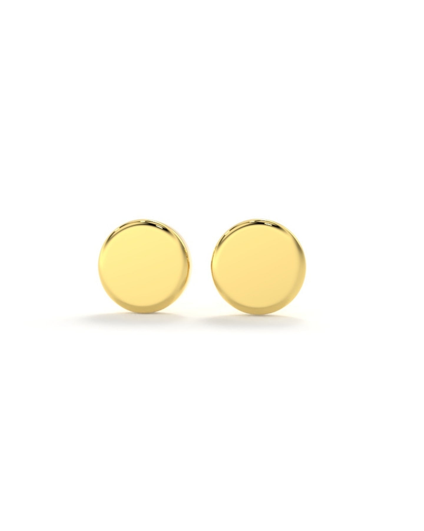 Classic Plain Round Gloss studs