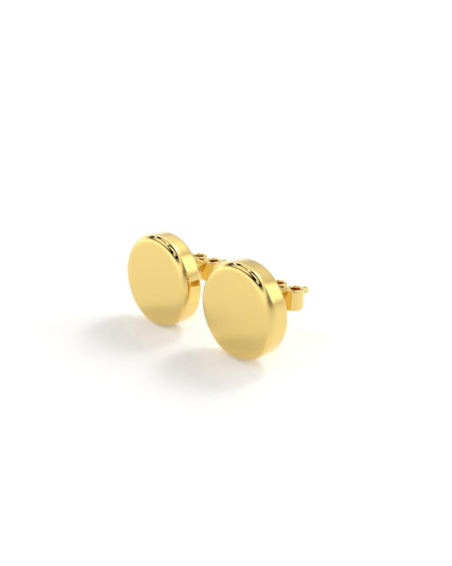 Classic Plain Round Gloss studs