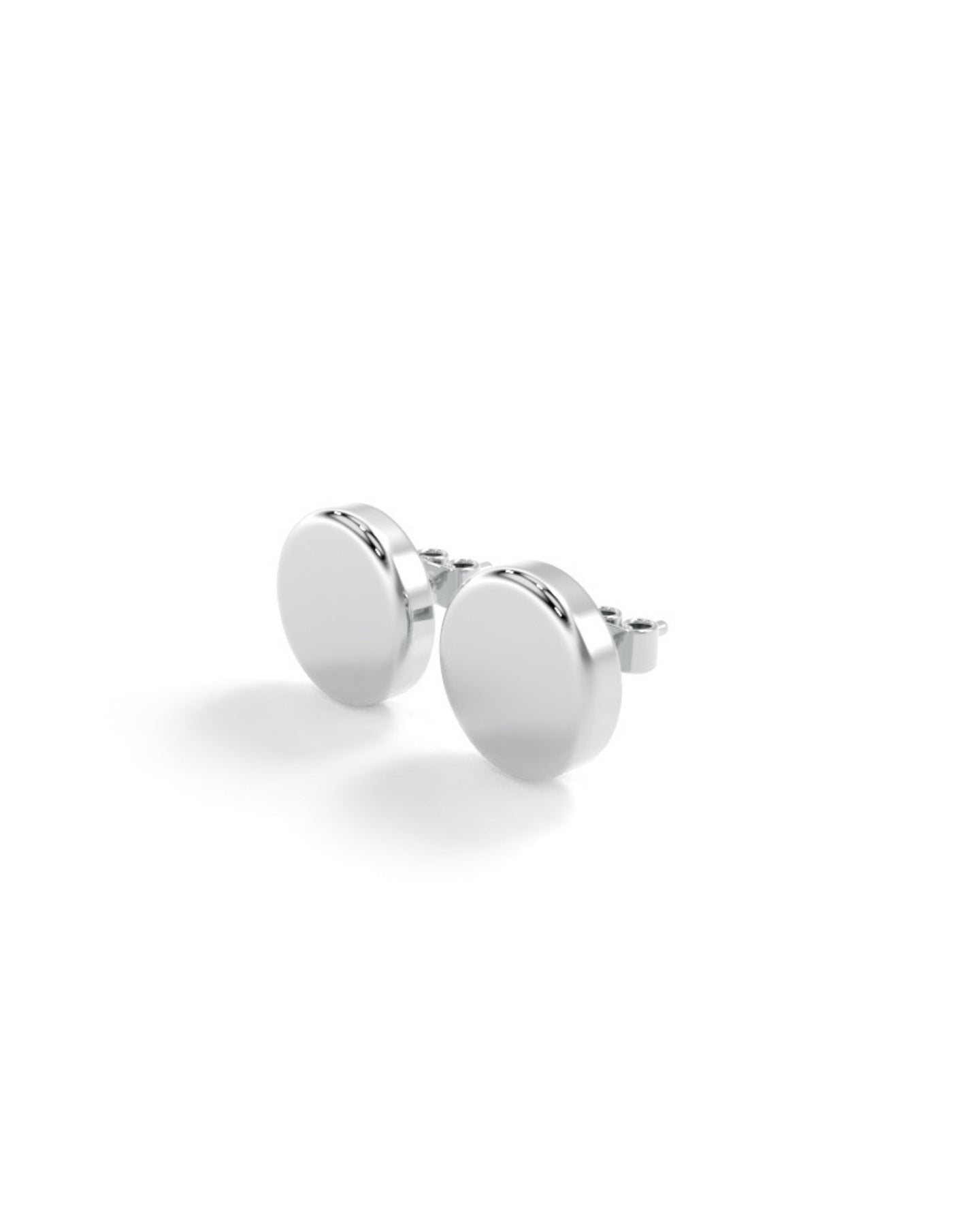 Classic Plain Round Gloss studs