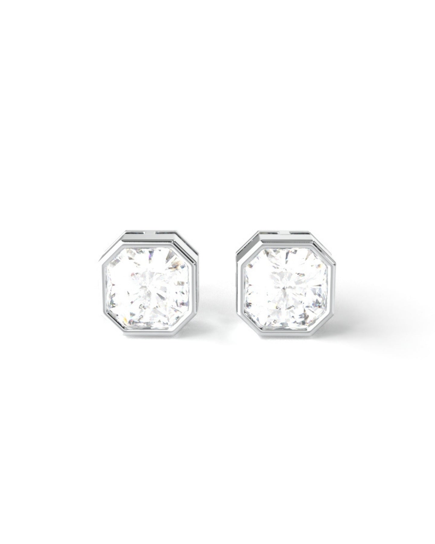Octa Diamond Studs