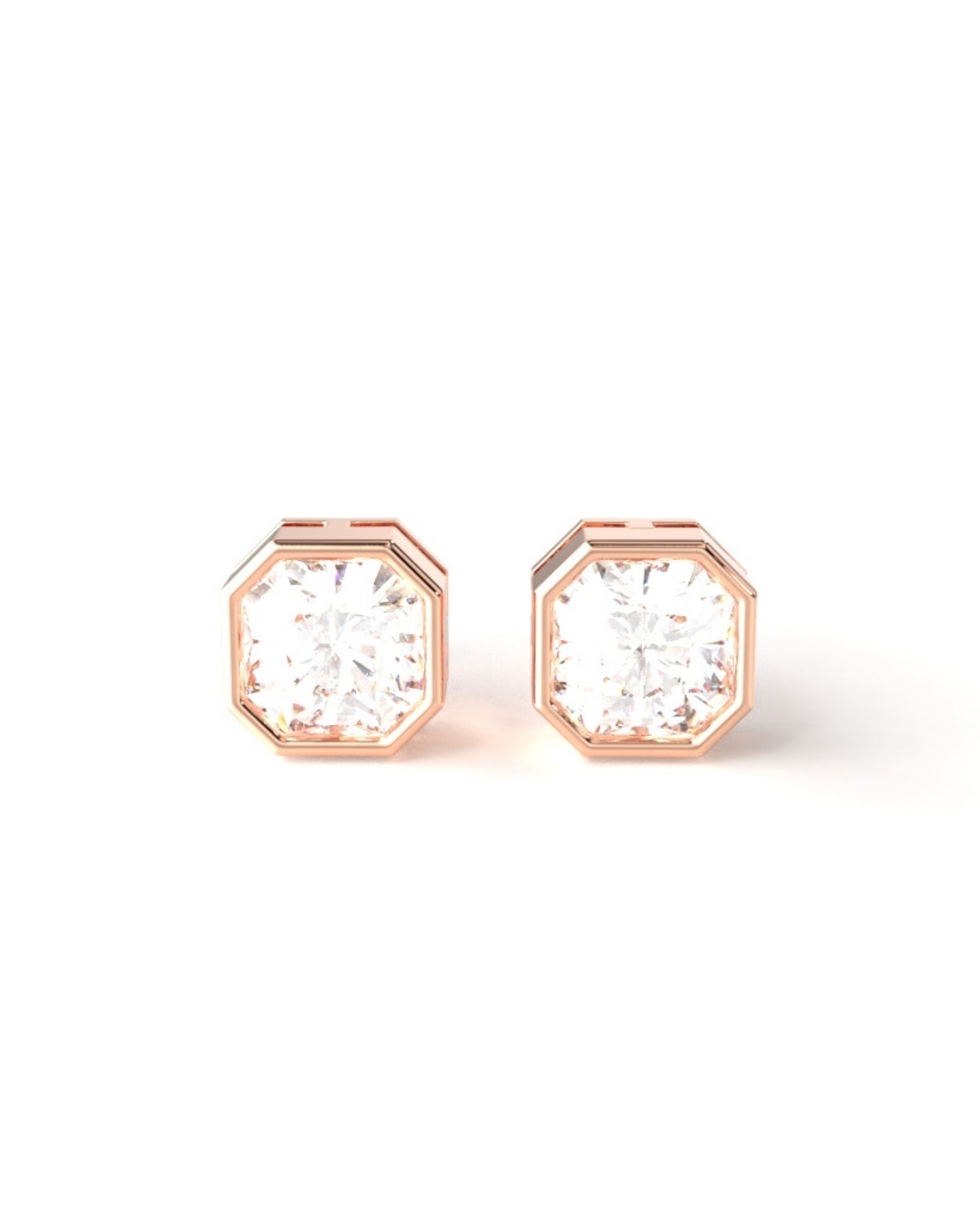Octa Diamond Studs