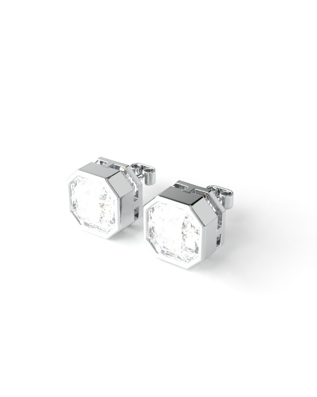 Octa Diamond Studs