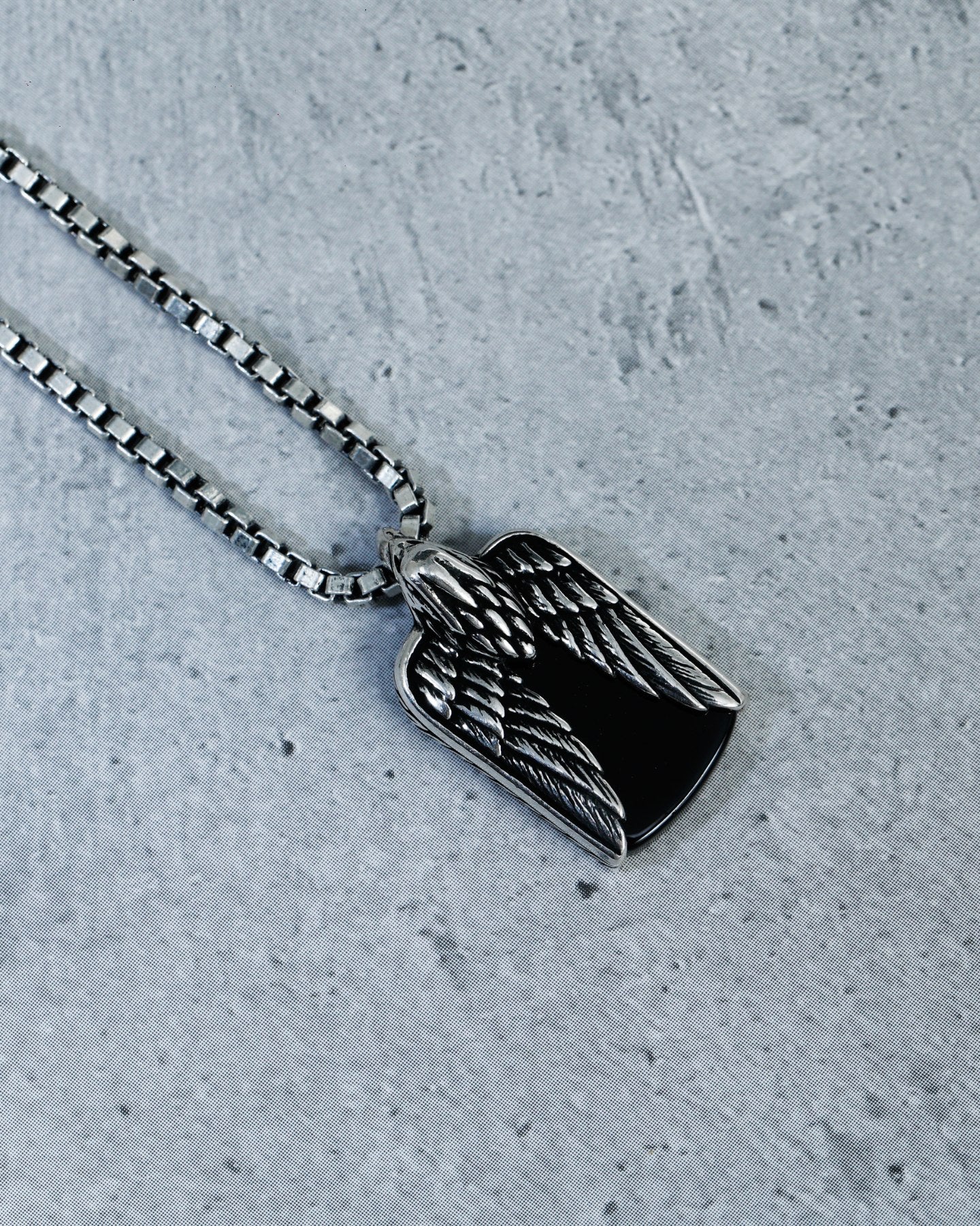 Onyx Eagle Pendant
