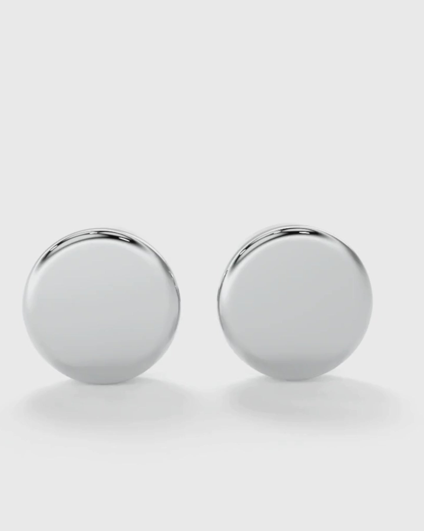 Classic Plain Round Gloss studs