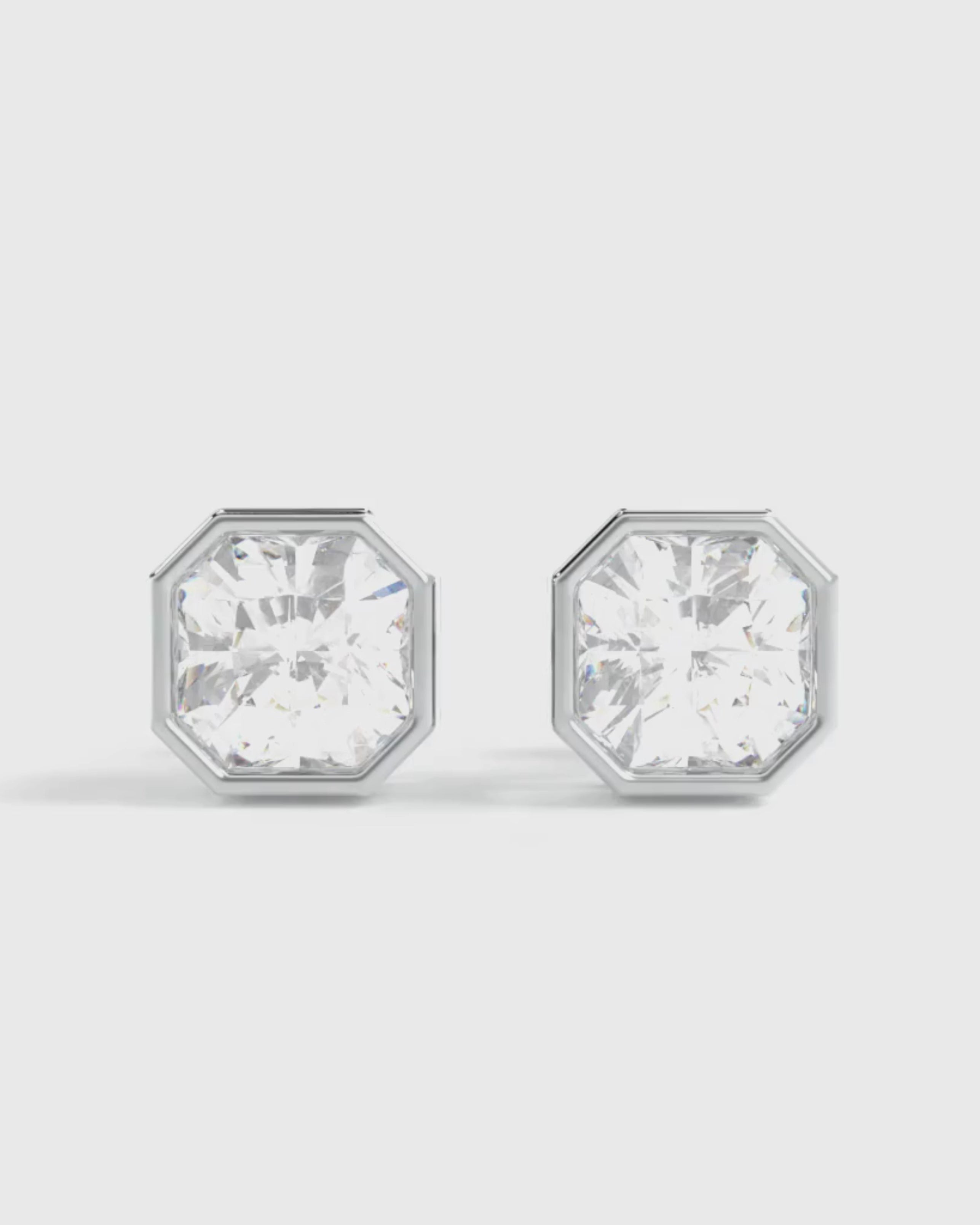 Octa Diamond Studs