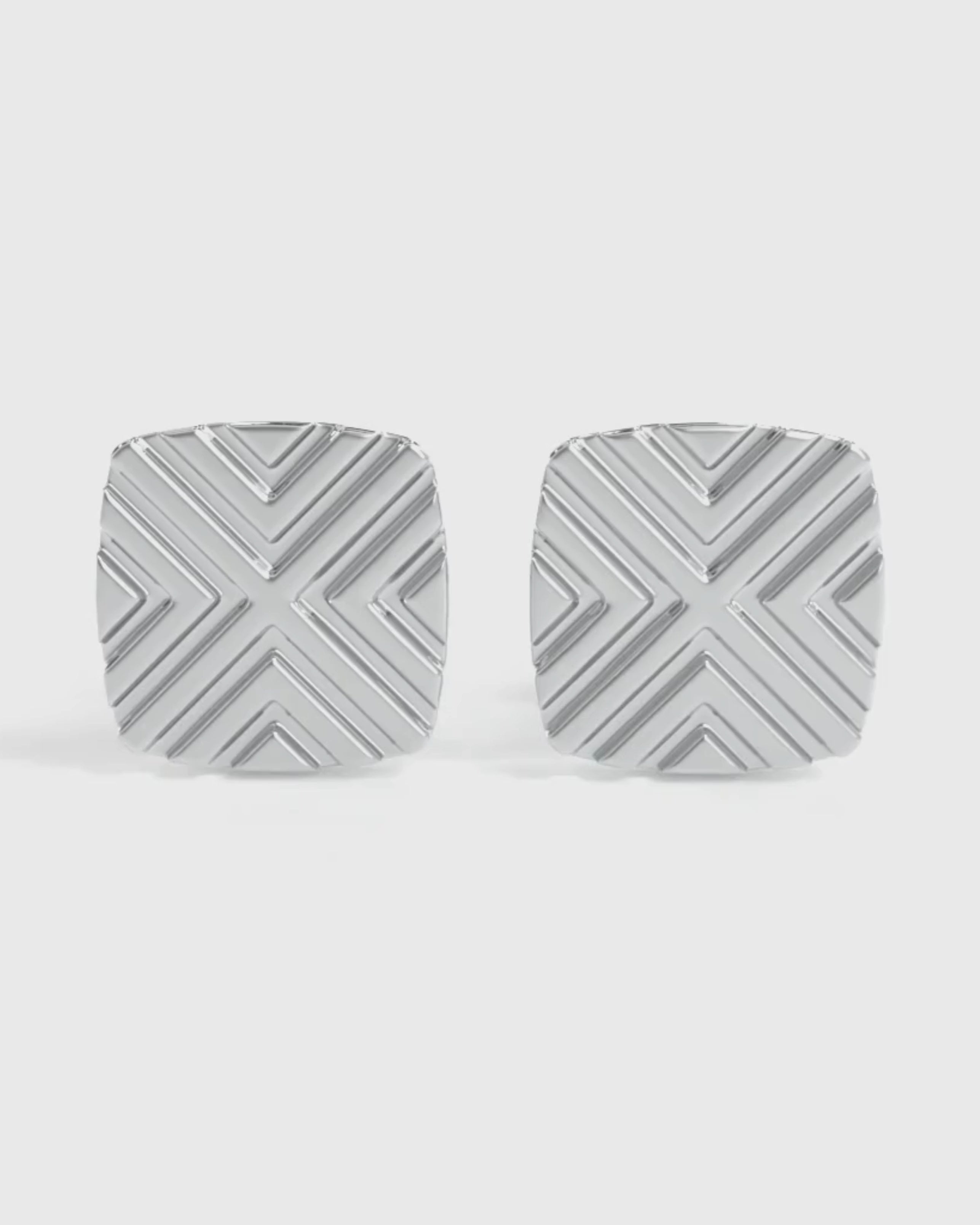 Square Textured Studs
