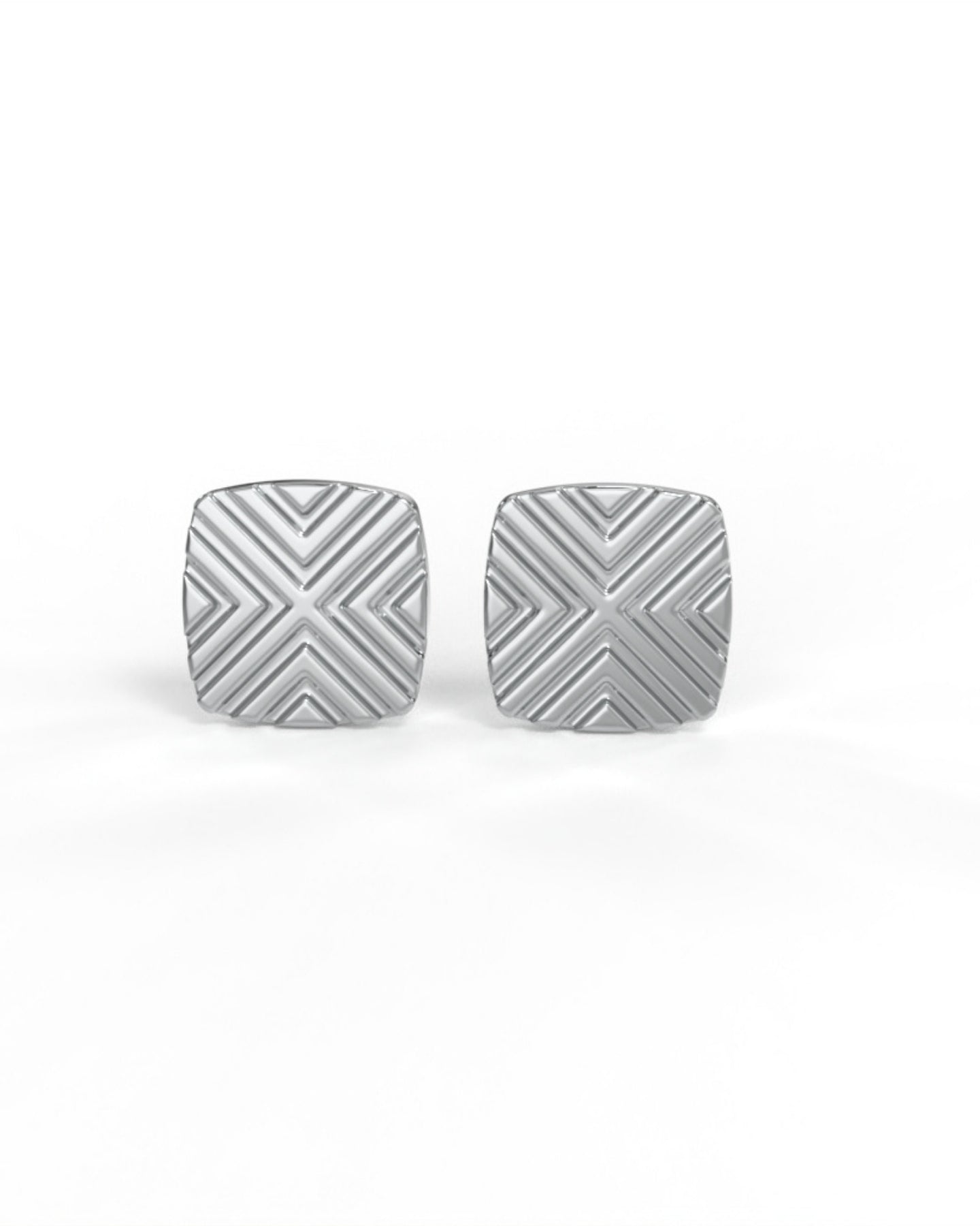 Square Textured Studs