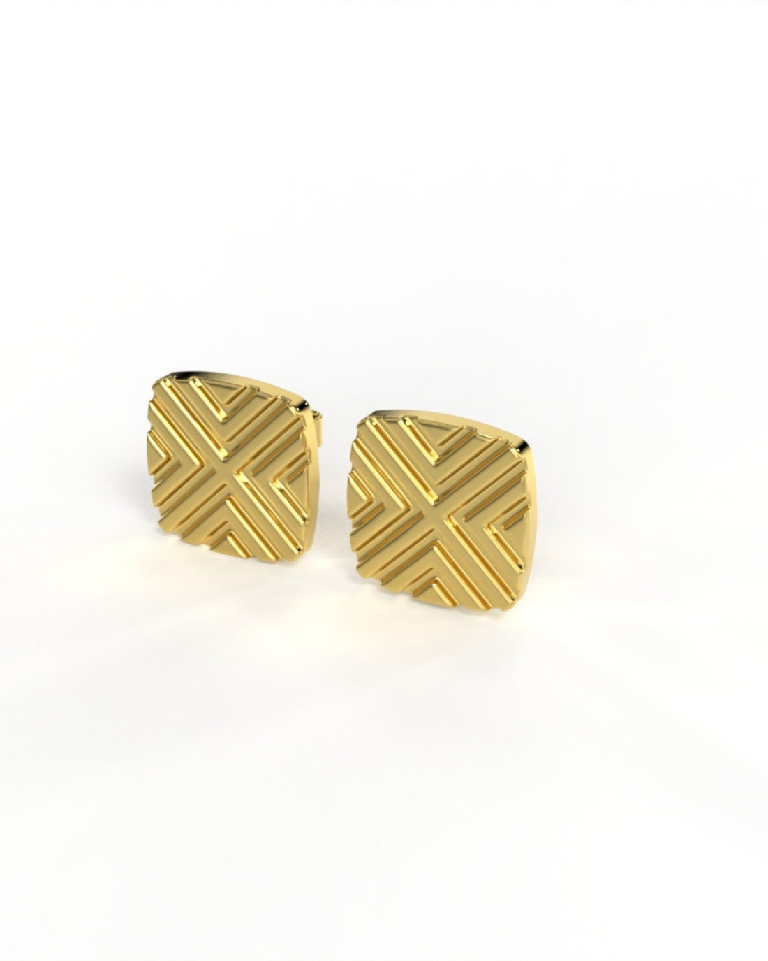 Square Textured Studs