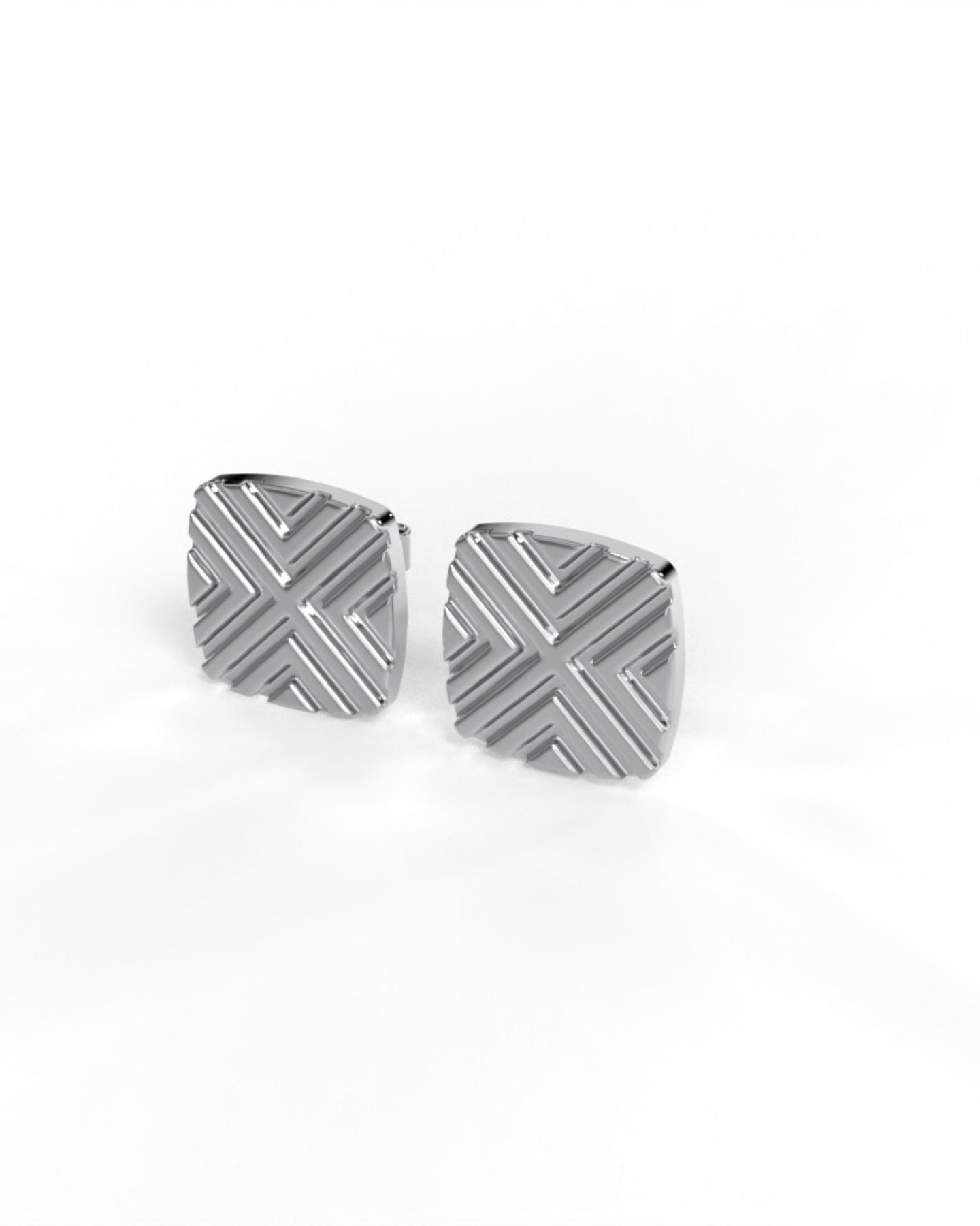 Square Textured Studs